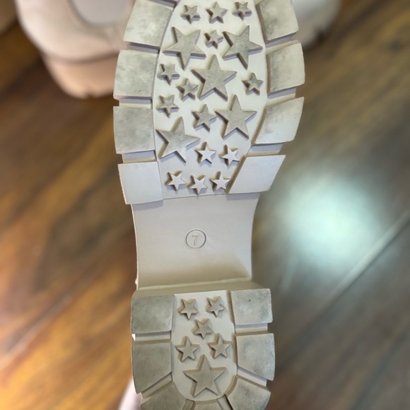 Nude Suede Chelsea Ankle Boots - Picture 2 of 6